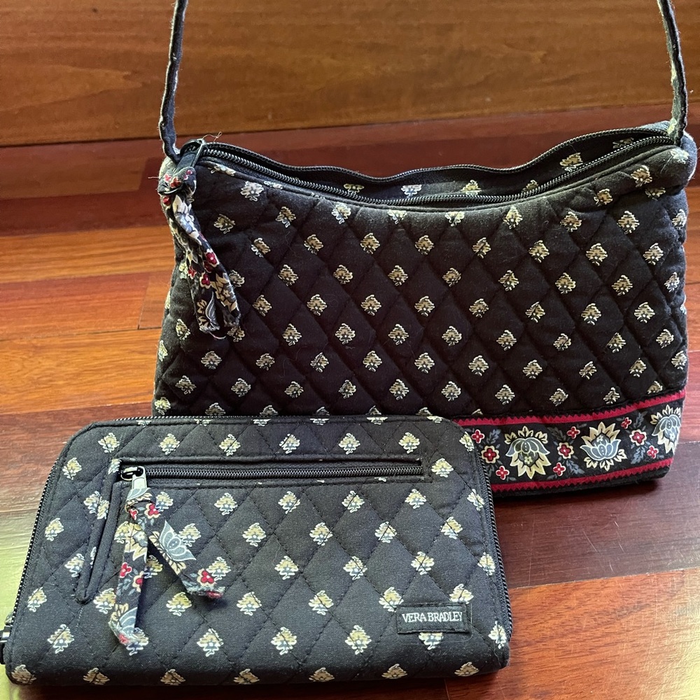 Vera Bradley Small Purse with Matching Wallet